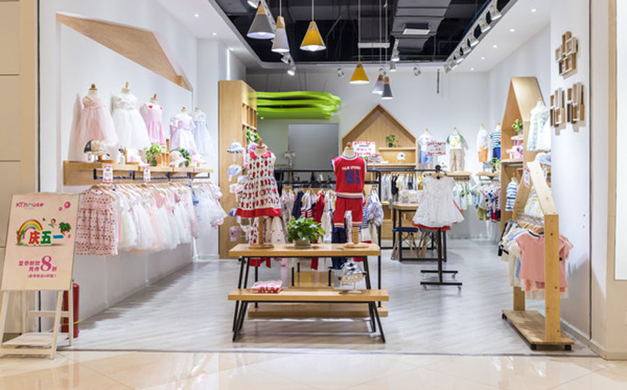 儿童服装店面设计装修效果图,儿童服装专卖店