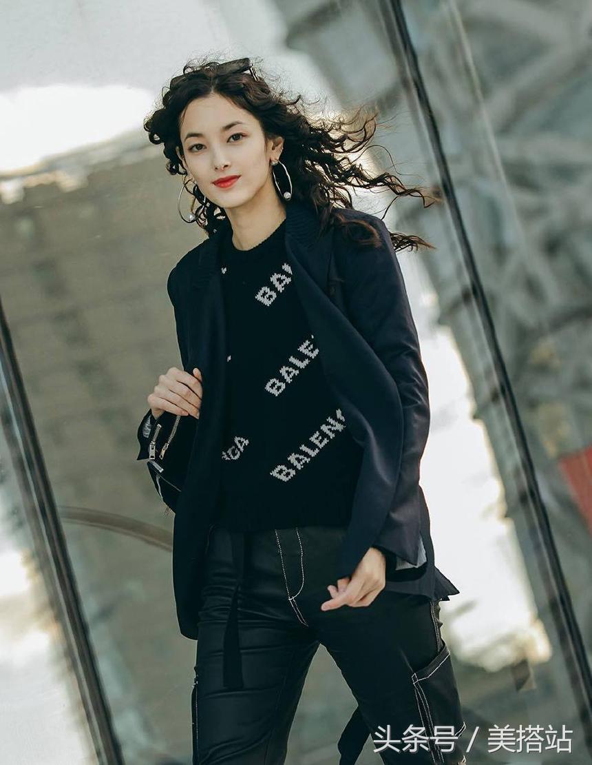 韩国街拍穿搭走秀 (2019首尔时装周街拍模特)