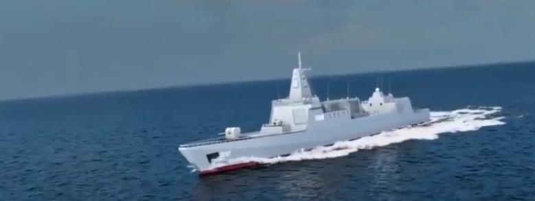 中国055级万吨大驱数据,万吨大驱055能经历几级风浪