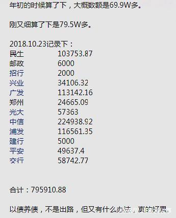 欠了很多信用卡走投无路了怎么办,欠下400万巨额债务无力偿还