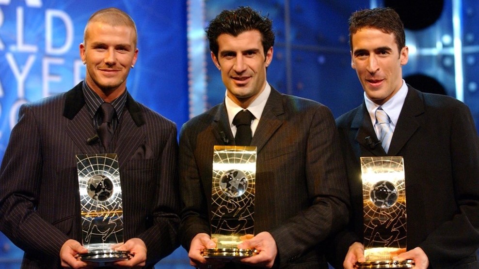 足球欧冠四强赛,葡萄牙足球先生路易斯菲戈集锦