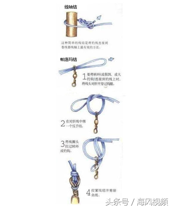 鱼钩的各种绑法图解大全,鱼钩浮漂的绑法图解大全