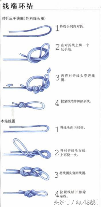 鱼钩的各种绑法图解大全,鱼钩浮漂的绑法图解大全