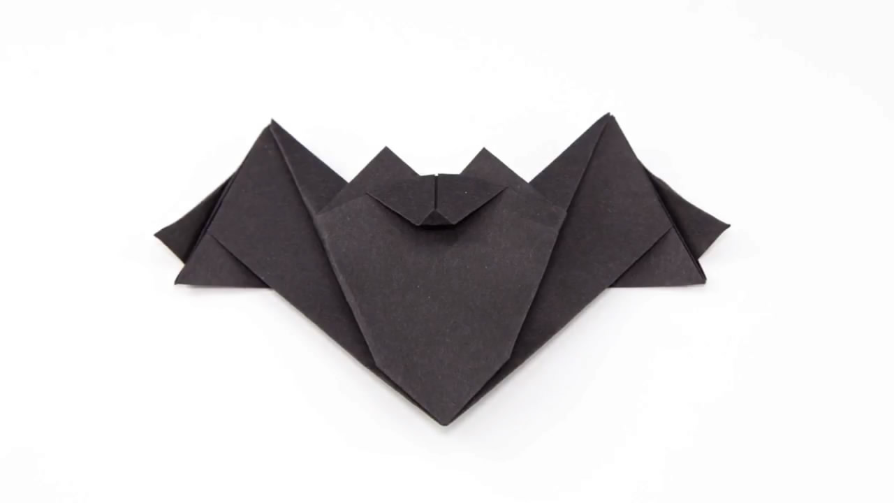 7-10岁儿童手工折纸会飞的蝙蝠,全世界最快最简单会飞的折纸蝙蝠