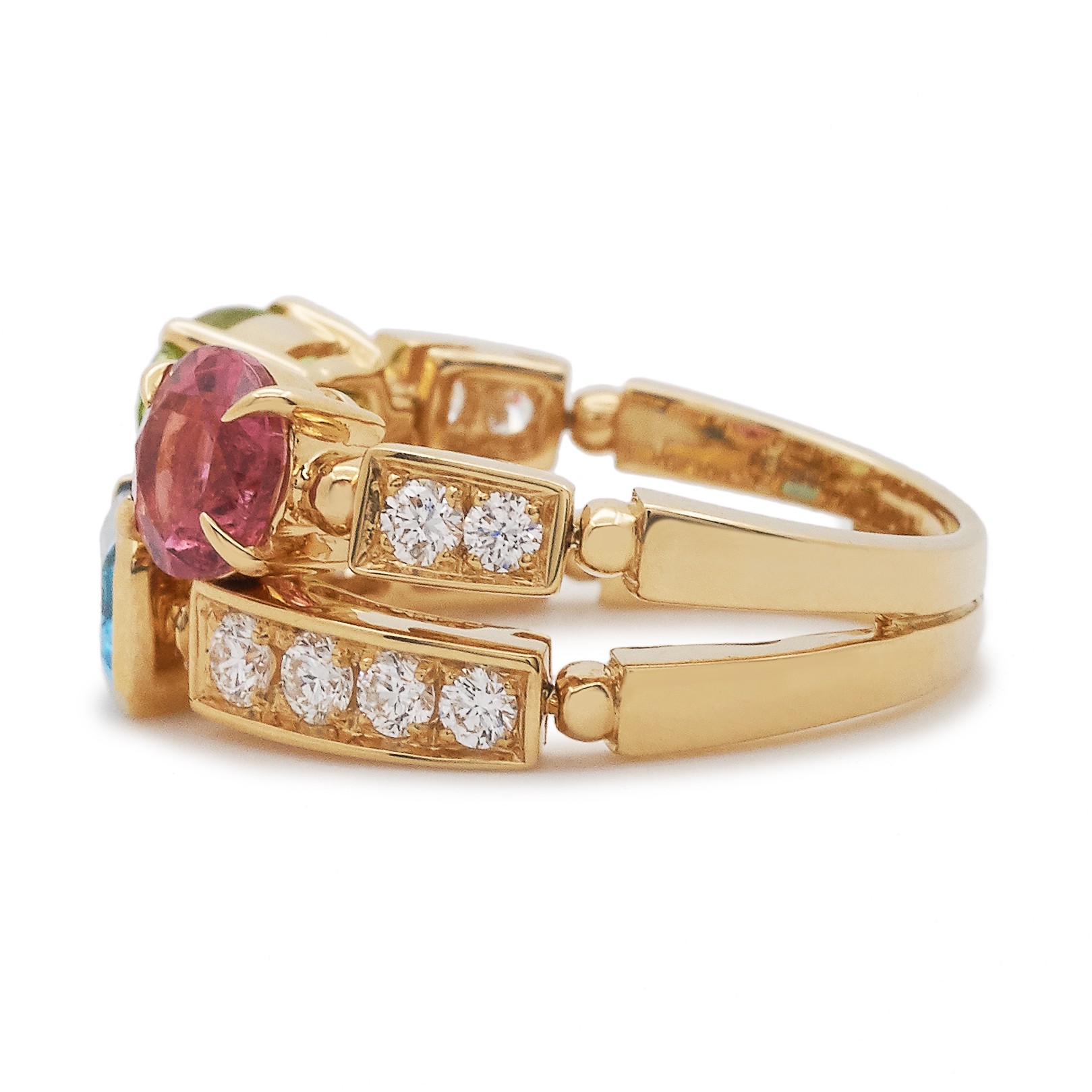 宝格丽慈善单圈戒指,bulgari宝格丽小红人不掉色戒指