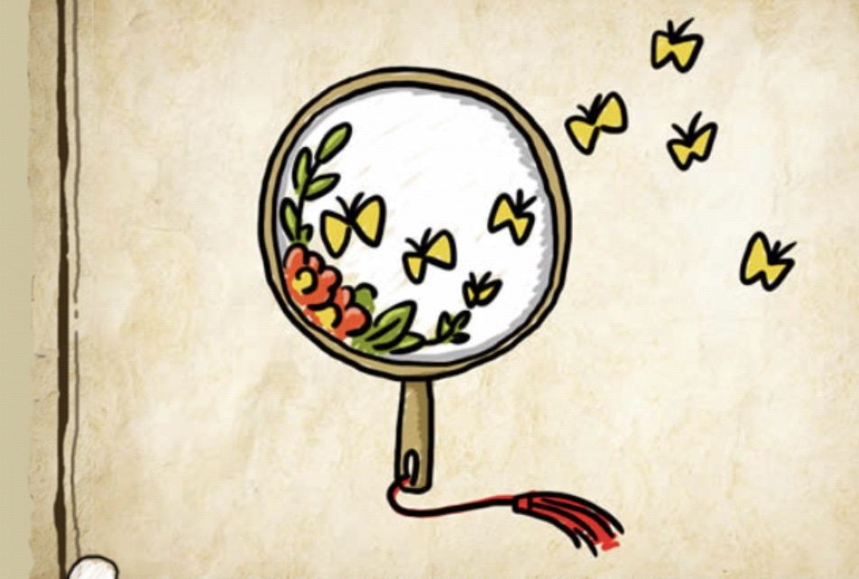 看图猜成语一片鹅毛飘在水面上,看图猜成语床前明月光疑是地上霜