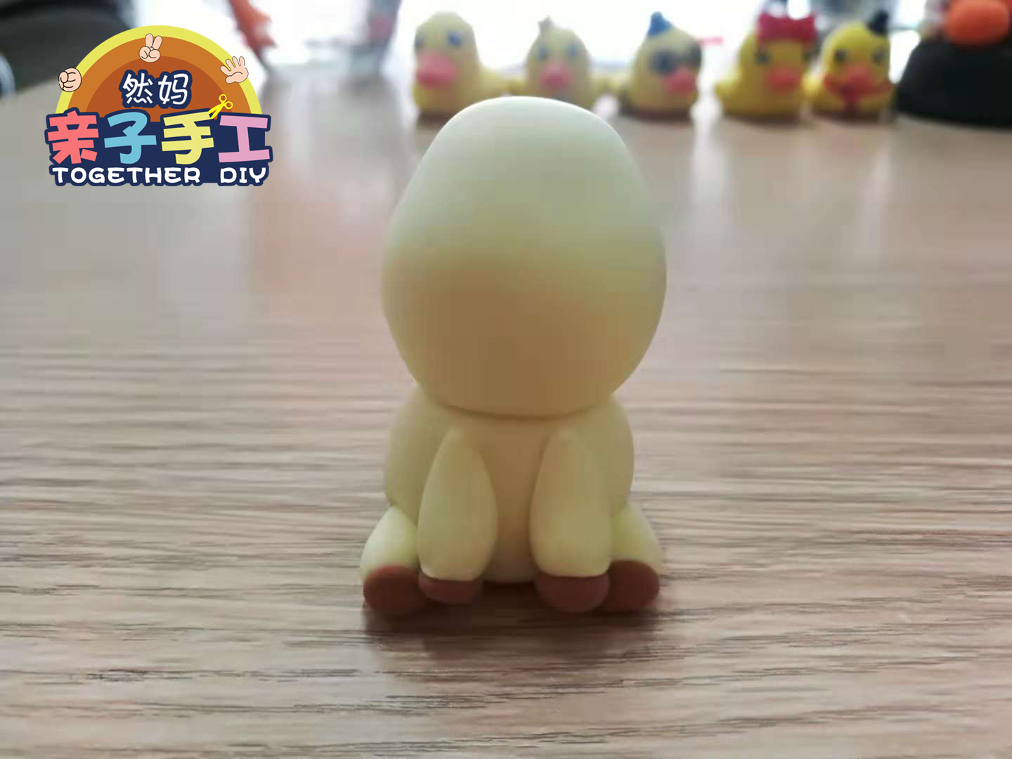 阳光彩虹小白马创作过程,黏土彩虹独角兽