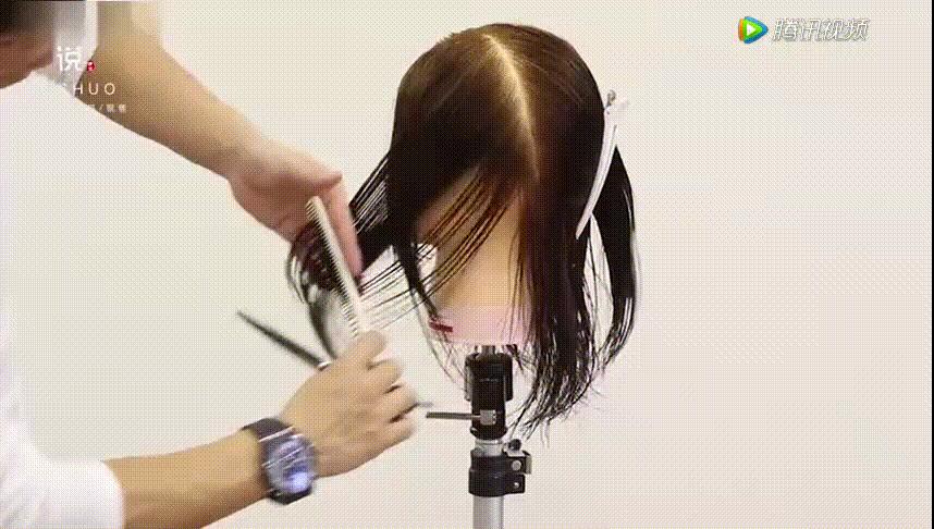 基础长碎发剪发方法与技巧,头发粗碎发多适合什么短发