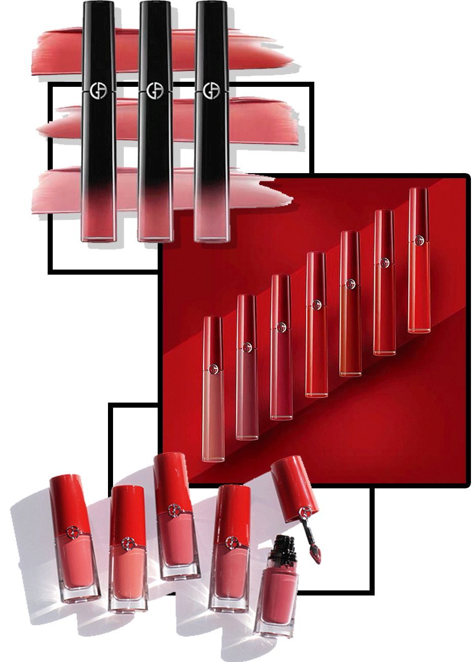 阿玛尼13水唇釉,阿玛尼四号色试色