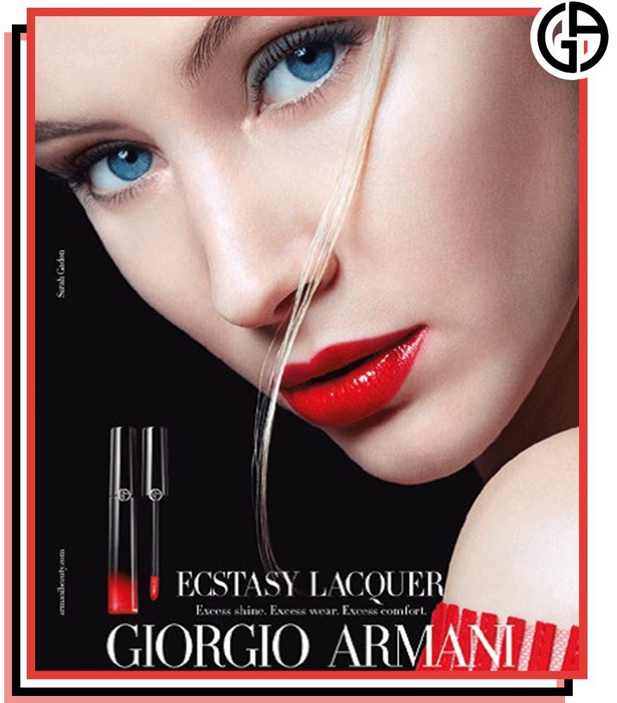 阿玛尼13水唇釉,阿玛尼四号色试色