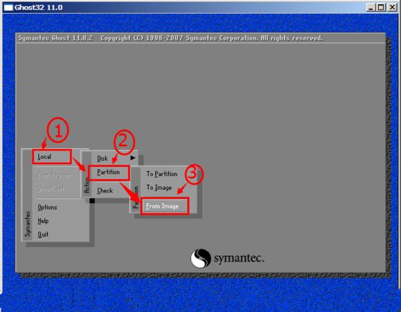怎么手动运行ghost重装系统,symantecghost怎么还原系统