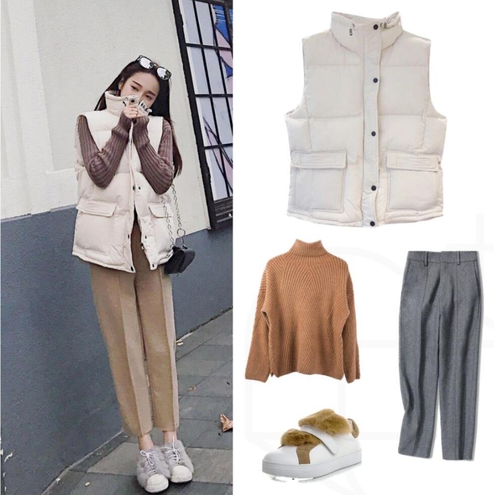 冬季内搭保暖马甲,羽绒马甲最是实用保暖又百搭