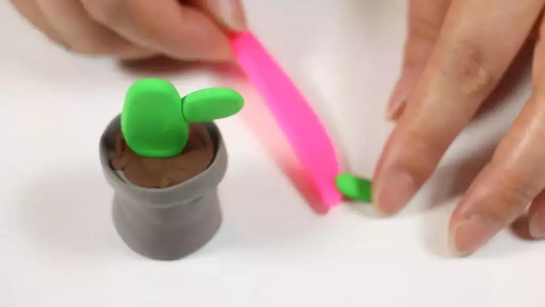 手工卡纸仙人掌盆栽幼儿园,仙人掌手工制作卡纸立体小学生