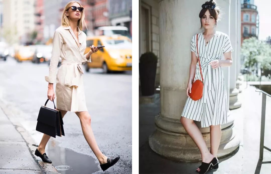 175130微胖女生连衣裙,爱朴微胖显瘦连衣裙