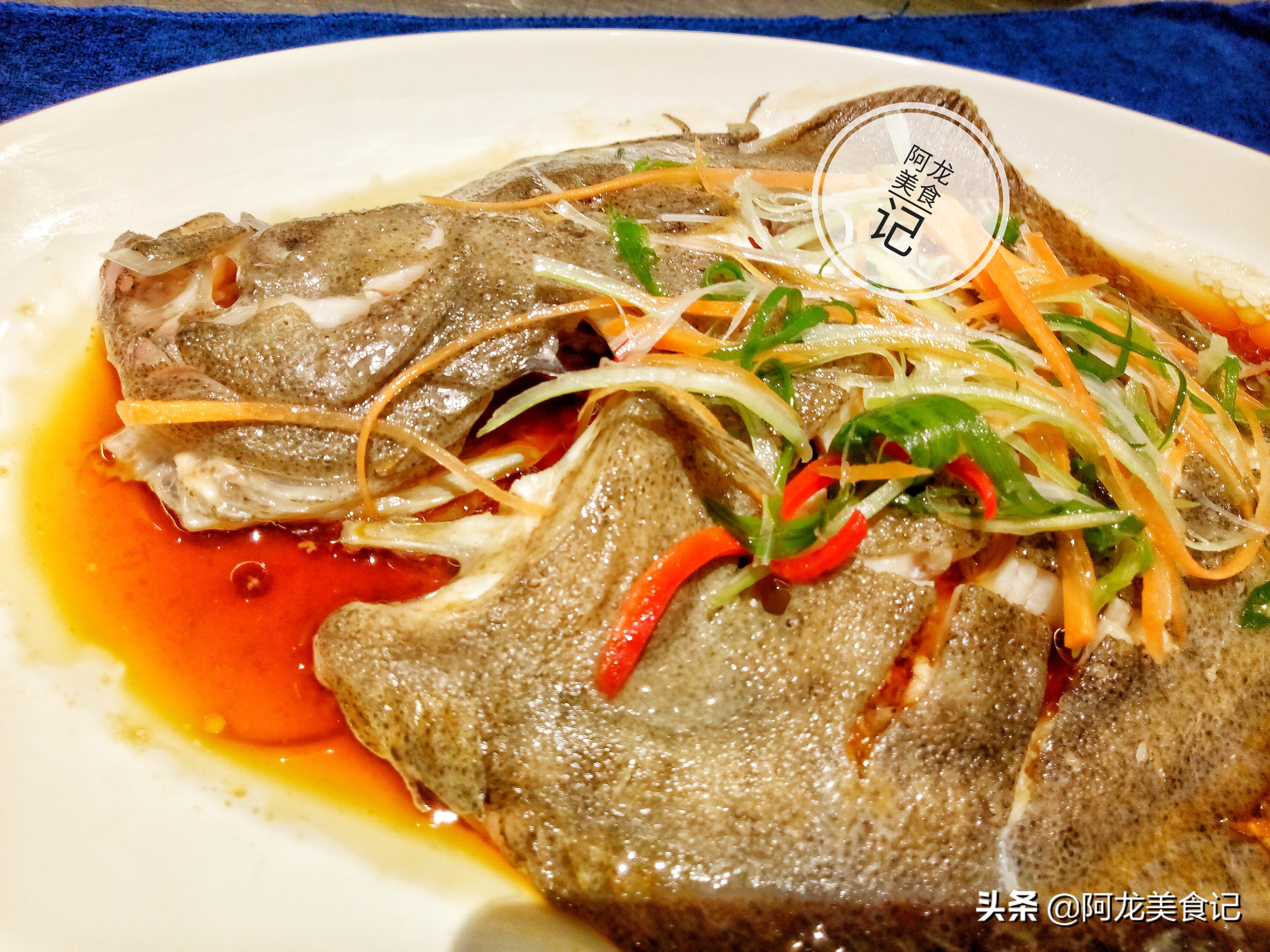 清蒸多宝鱼最正宗的做法,清蒸多宝鱼简单易学鲜美软嫩