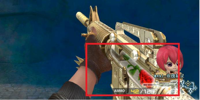 穿越火线带瞄准镜的机关枪,穿越火线枪具