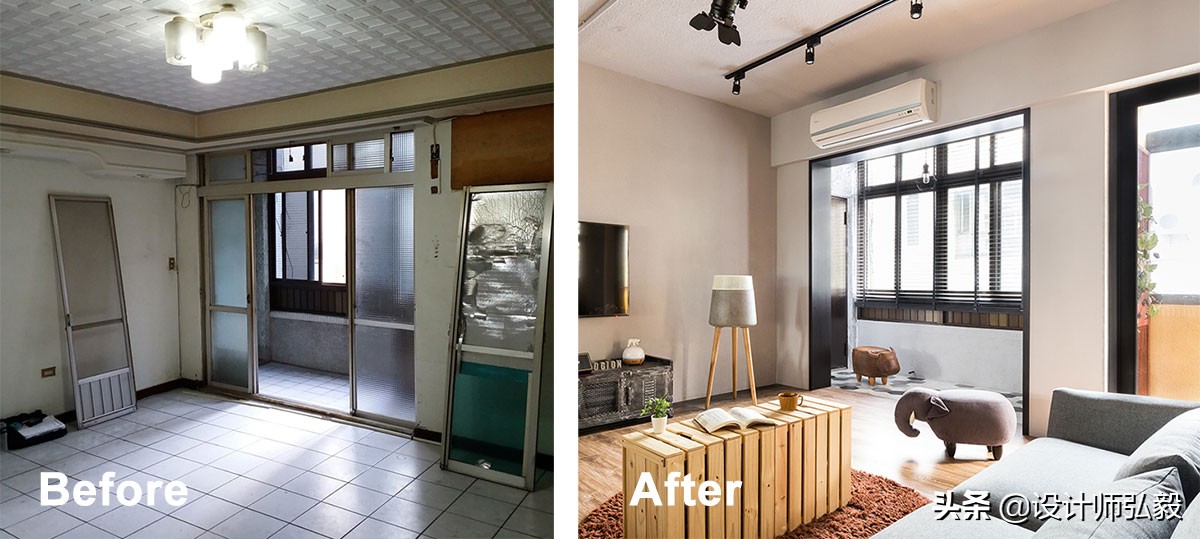 重拾老屋温暖格调！永和60平光感轻工业风宅