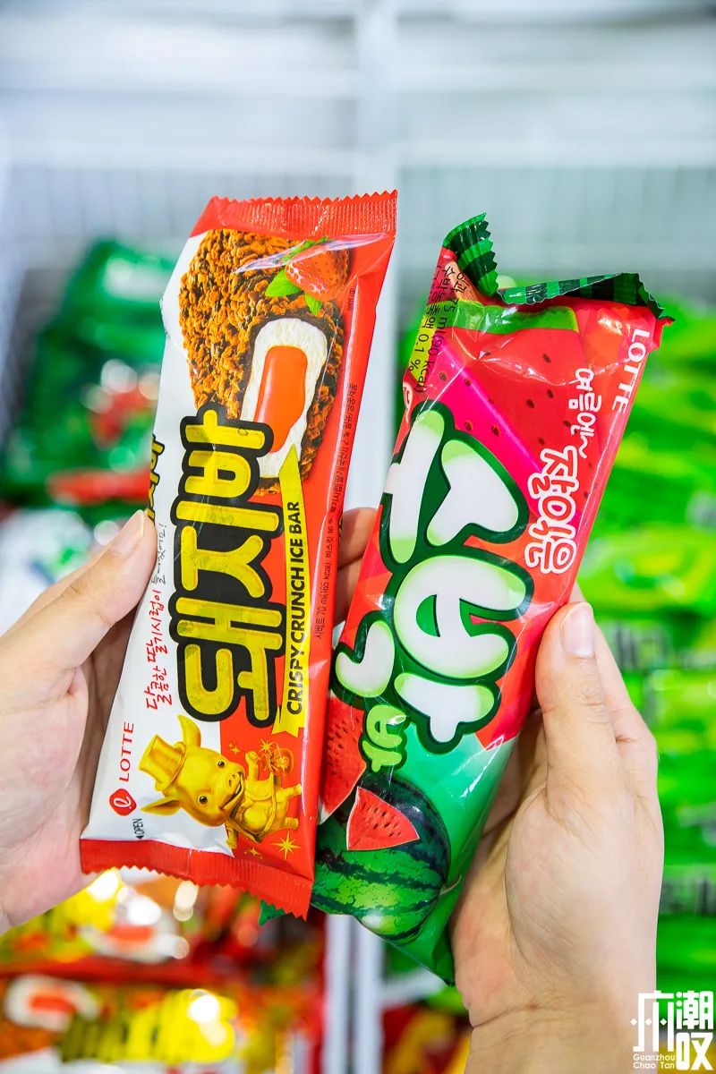 从韩国回来在超市买东西,韩国超市进口东西