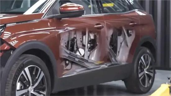 东风标致4008拆车,大飙车拆标致4008