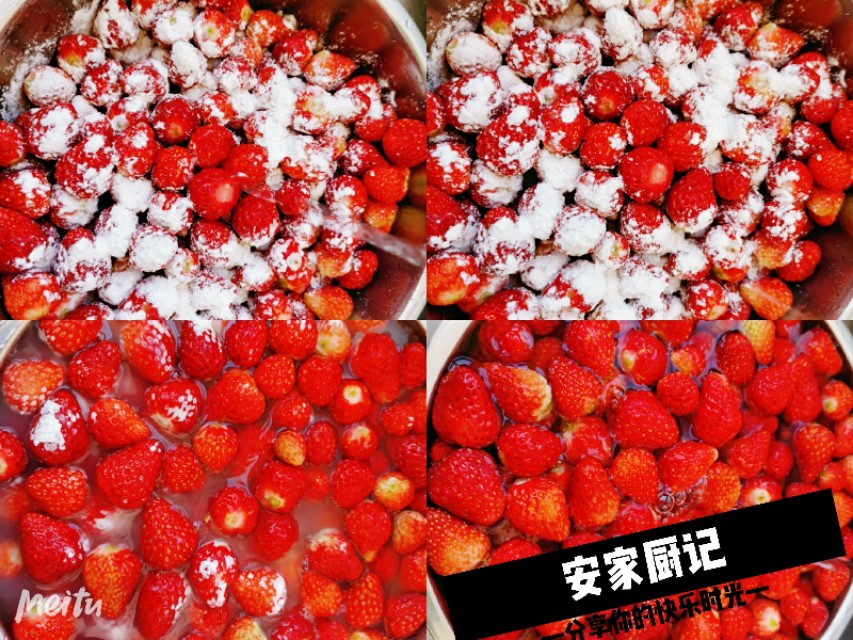 教你在家轻松自制草莓酱不用锅,自制草莓酱没有添加剂