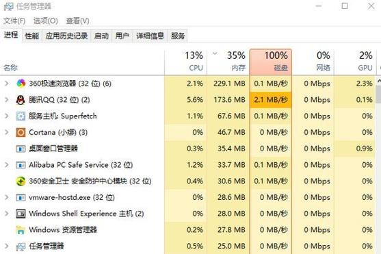机械硬盘win10磁盘占用率100%解决,win10system磁盘占用率高为什么