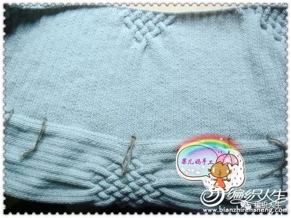 1-2岁从上往下开衫毛衣翻领教程,小翻领宝宝开衫毛衣领子怎么织