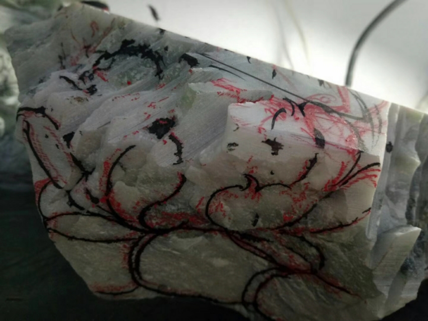 如何雕刻荷花,玉石雕刻荷花