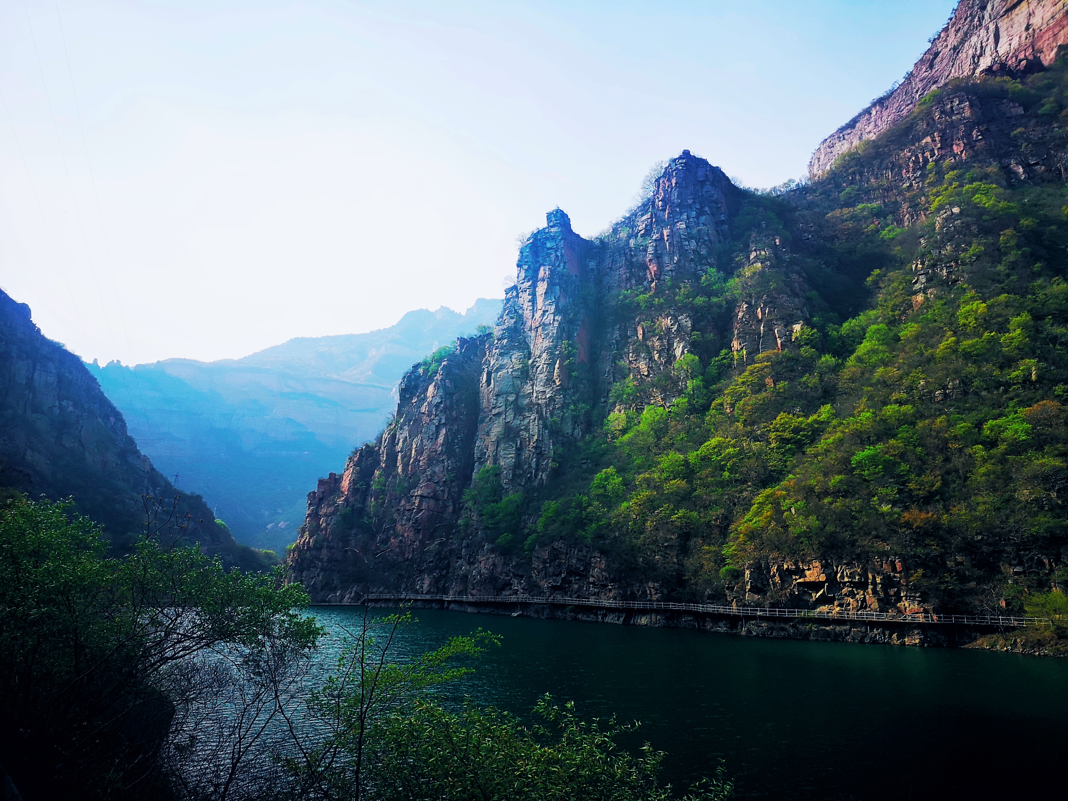 从山上看宝泉风景区抖音,河南宝泉旅游风景区游览视频