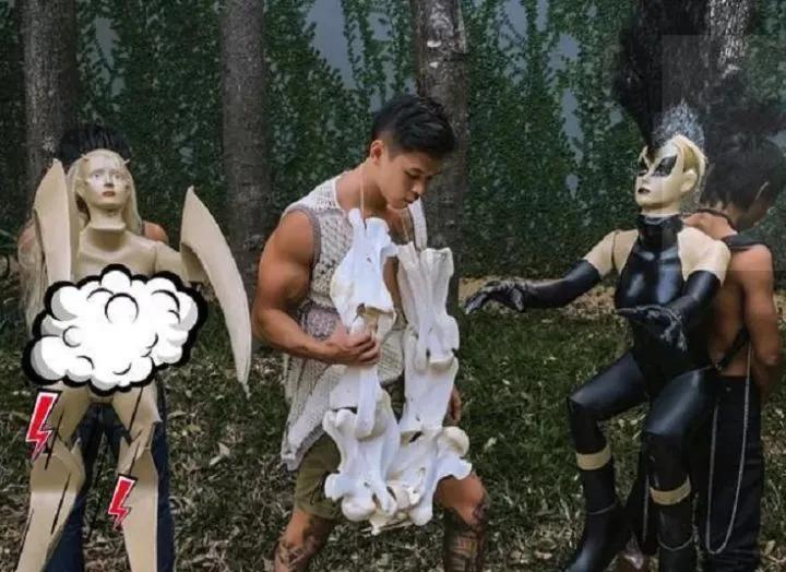 富二代儿童脊椎包,富人用小孩的脊椎做手提包