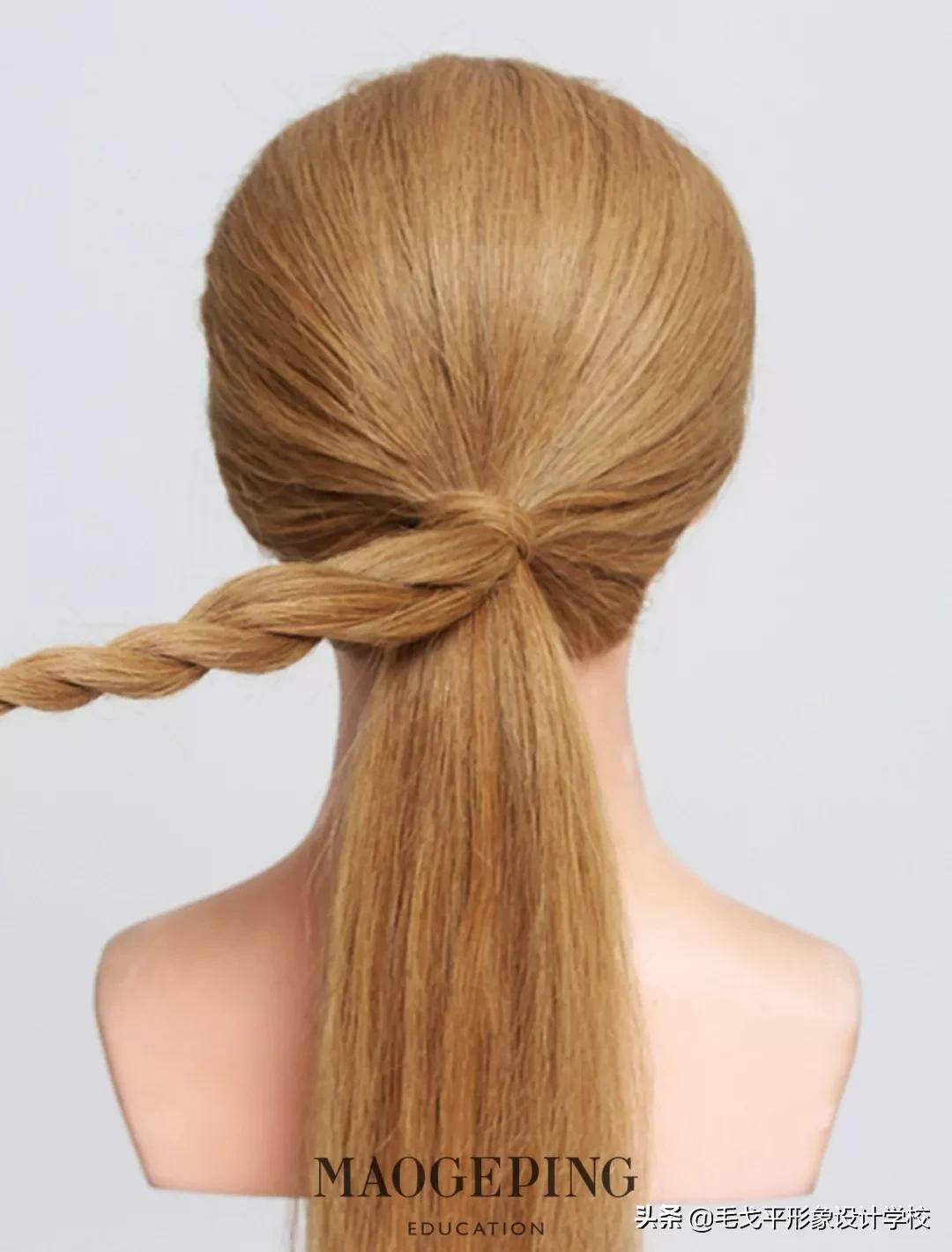 发量少也能顶部饱满的盘发,发量少的怎么盘发好看
