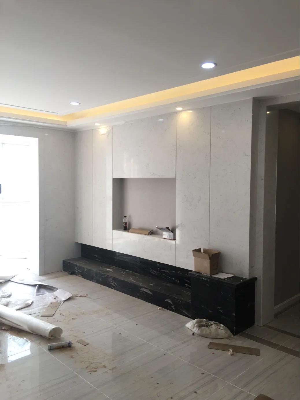 金色巴黎二室两厅装修,金色巴黎轻奢装修