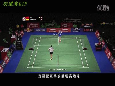 新手入门羽毛球发球视频,讲解示范正手发高远球动作