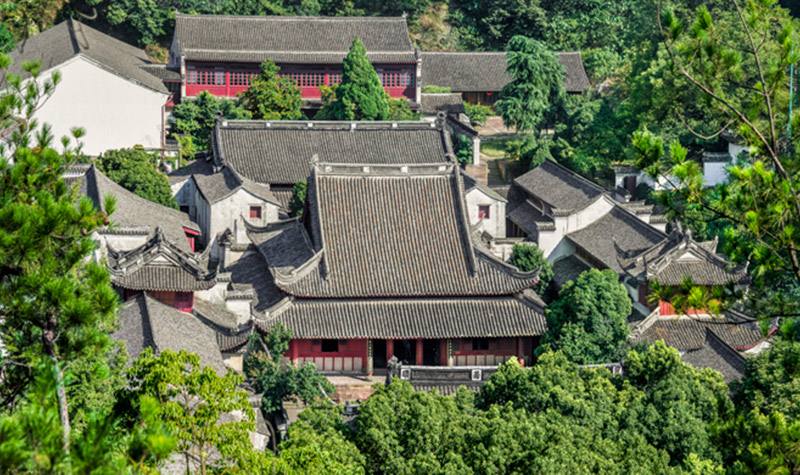 宁波灵山禅寺视频,浙江宁波这座寺院很奇特