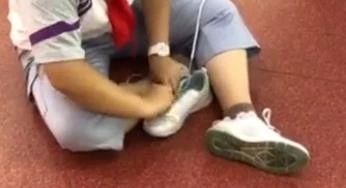 孩子不会系鞋带有什么好办法,什么原因孩子不会系鞋带