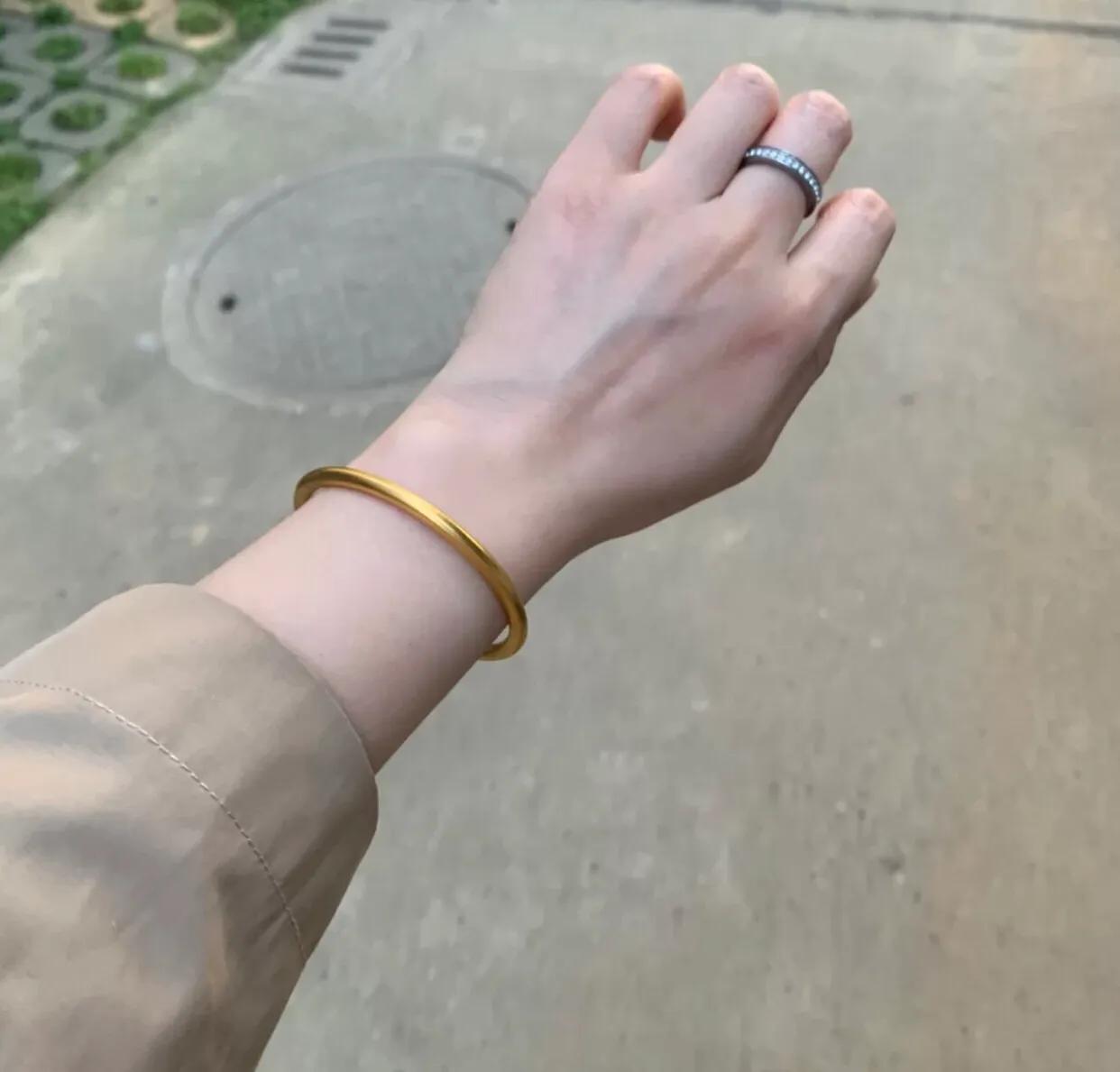 赵雅芝代言的老凤祥黄金耳环,赵雅芝代言老凤祥黄金同款项链