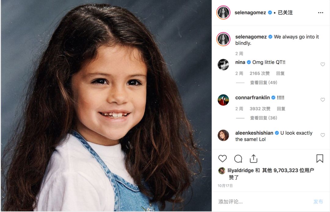 10月ins点赞Top10:Kylie霸榜再次袭来～，Selena发新单暗讽比伯