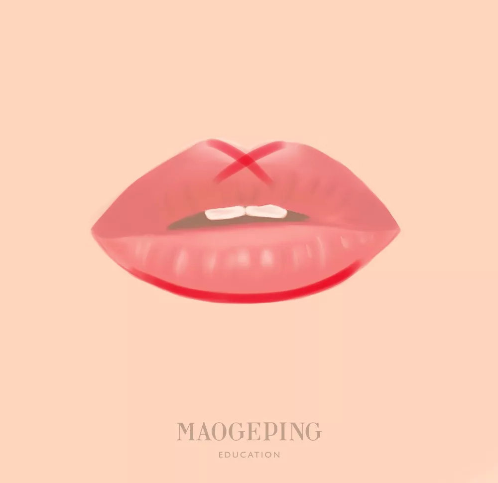 你不知道的几种口红画法,买了很多不适合的口红