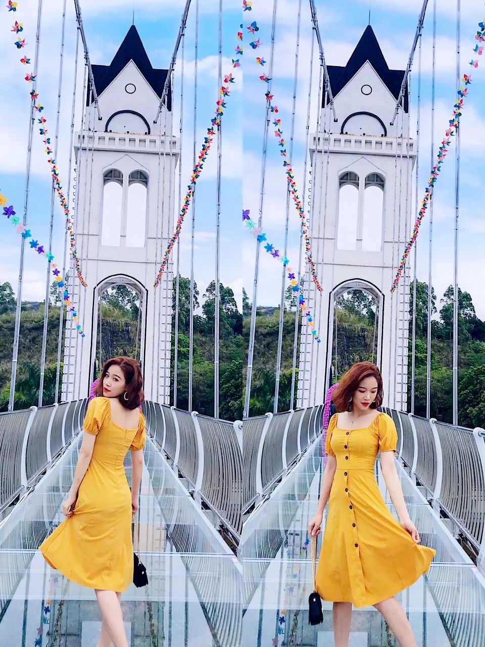 吓尿玻璃桥视频,深圳最新玻璃桥