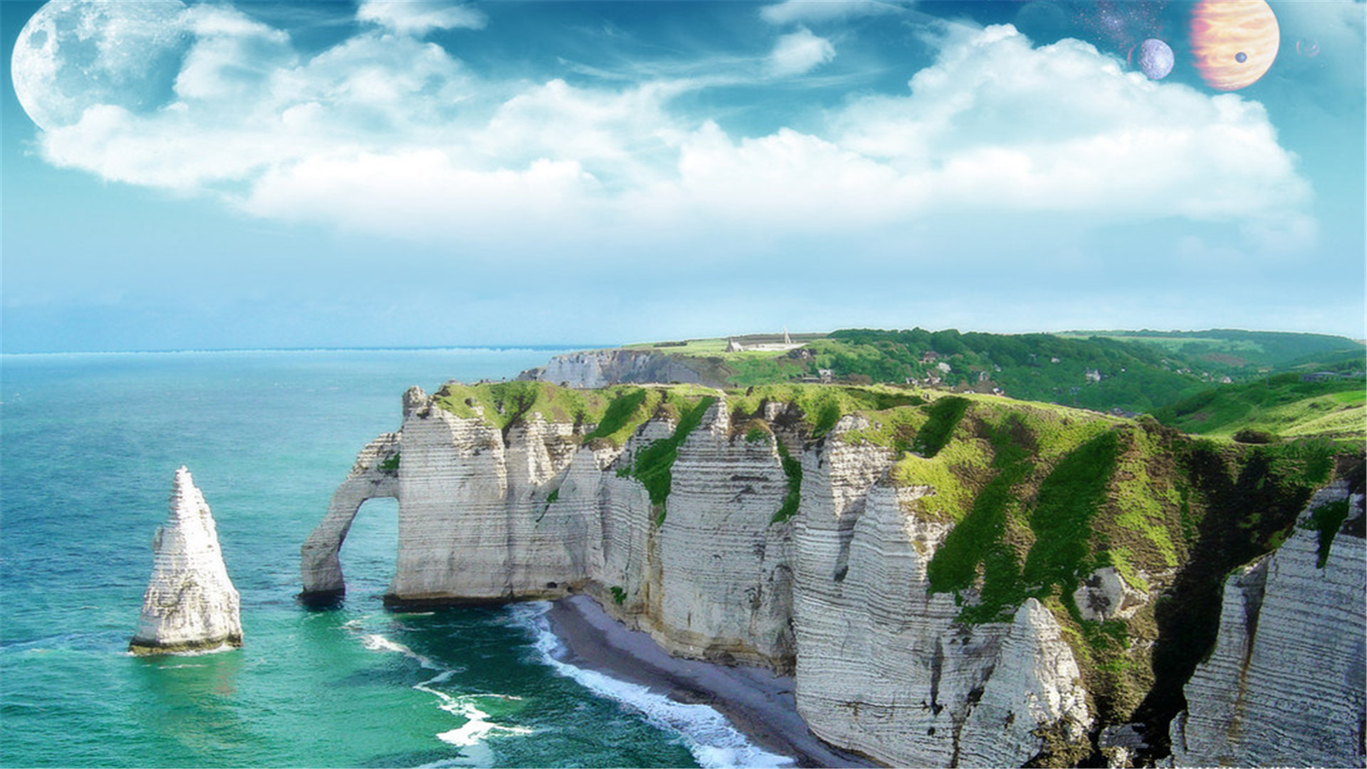 蓝色护眼壁纸唯美图片,最美的护眼桌面壁纸