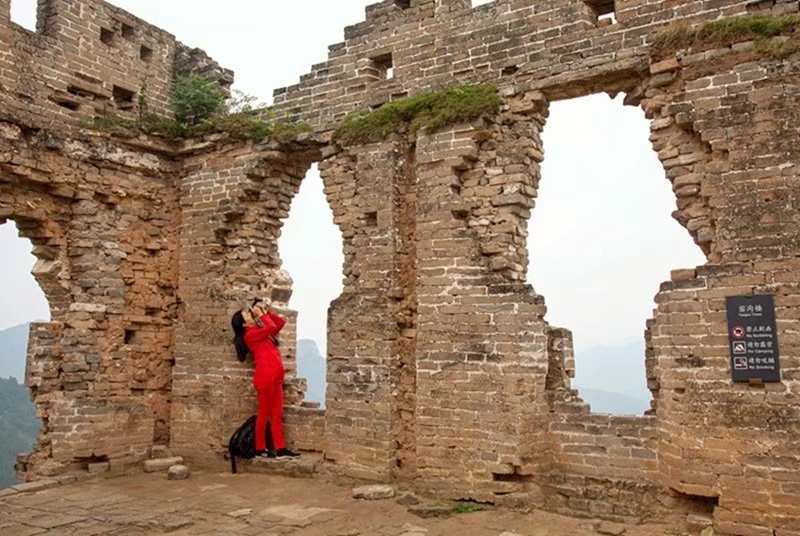 金山岭长城波澜壮阔,拍金山岭长城