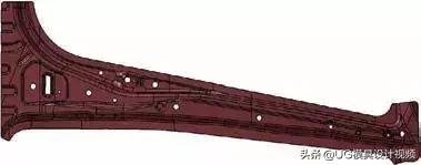 汽车扰流板模具设计,汽车加固板冲压模具设计