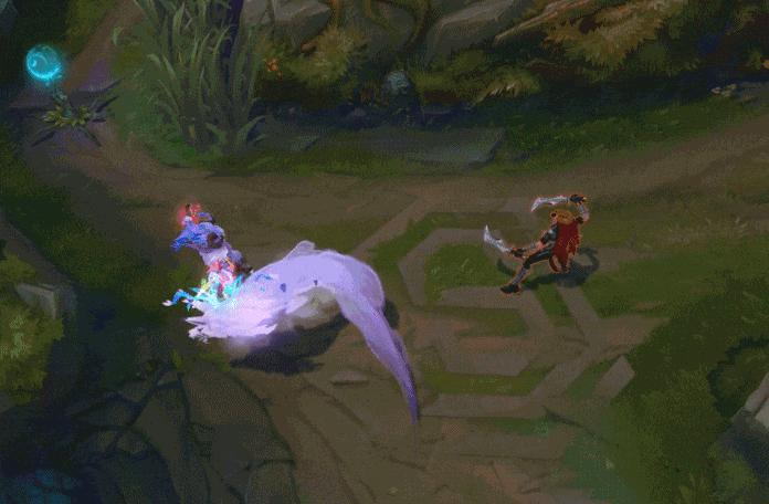 lol端游阿狸灵魂莲华特效,lol阿狸皮肤灵魂莲华