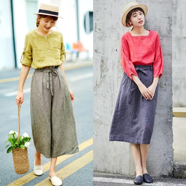 今年流行“棉麻裙穿搭”了，清凉透气又舒适时髦，轻松穿出文艺范