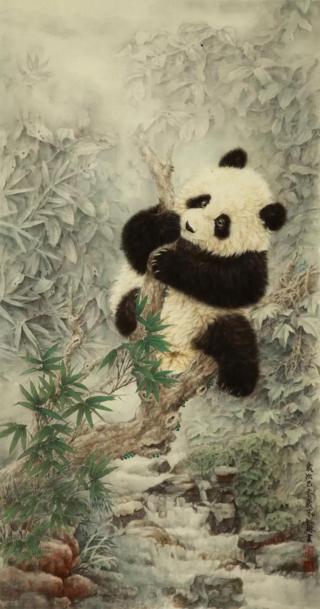 画100种可爱小萌物熊猫,怎么画熊猫简单又可爱