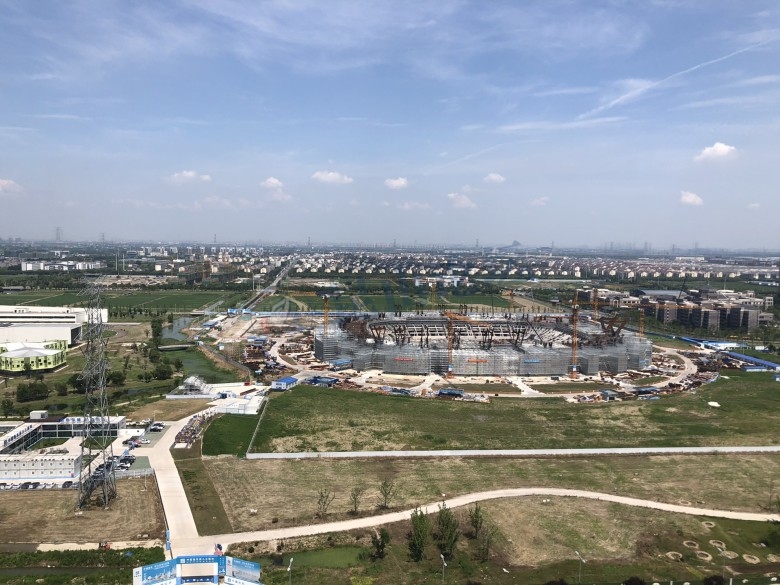 昆山专业足球场进度,昆山奥体中心足球场最新视频