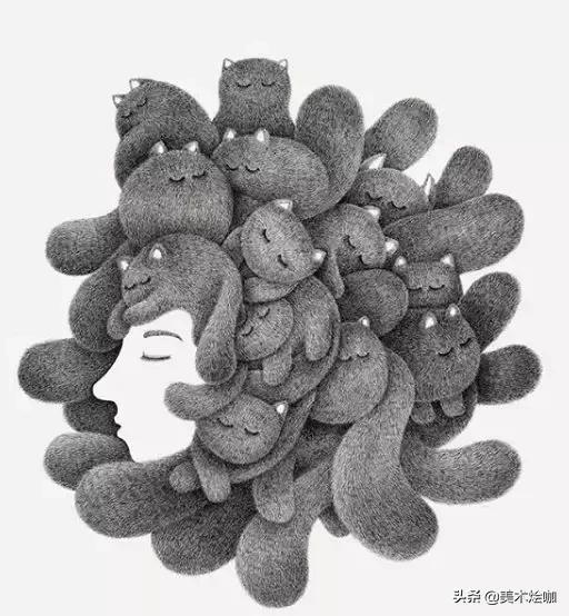 他用一支5块钱的针管笔“撸猫”，17万网友直呼：这猫要活了