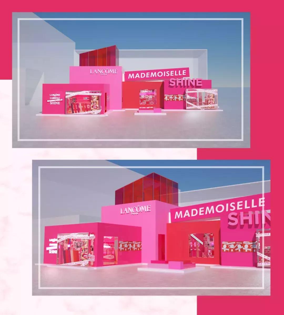 兰蔻口红来袭,三里屯兰蔻专柜