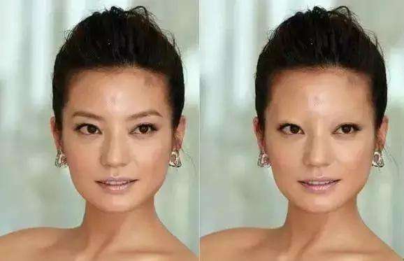 有一种整容叫明星卸妆,整容后素颜化妆对比