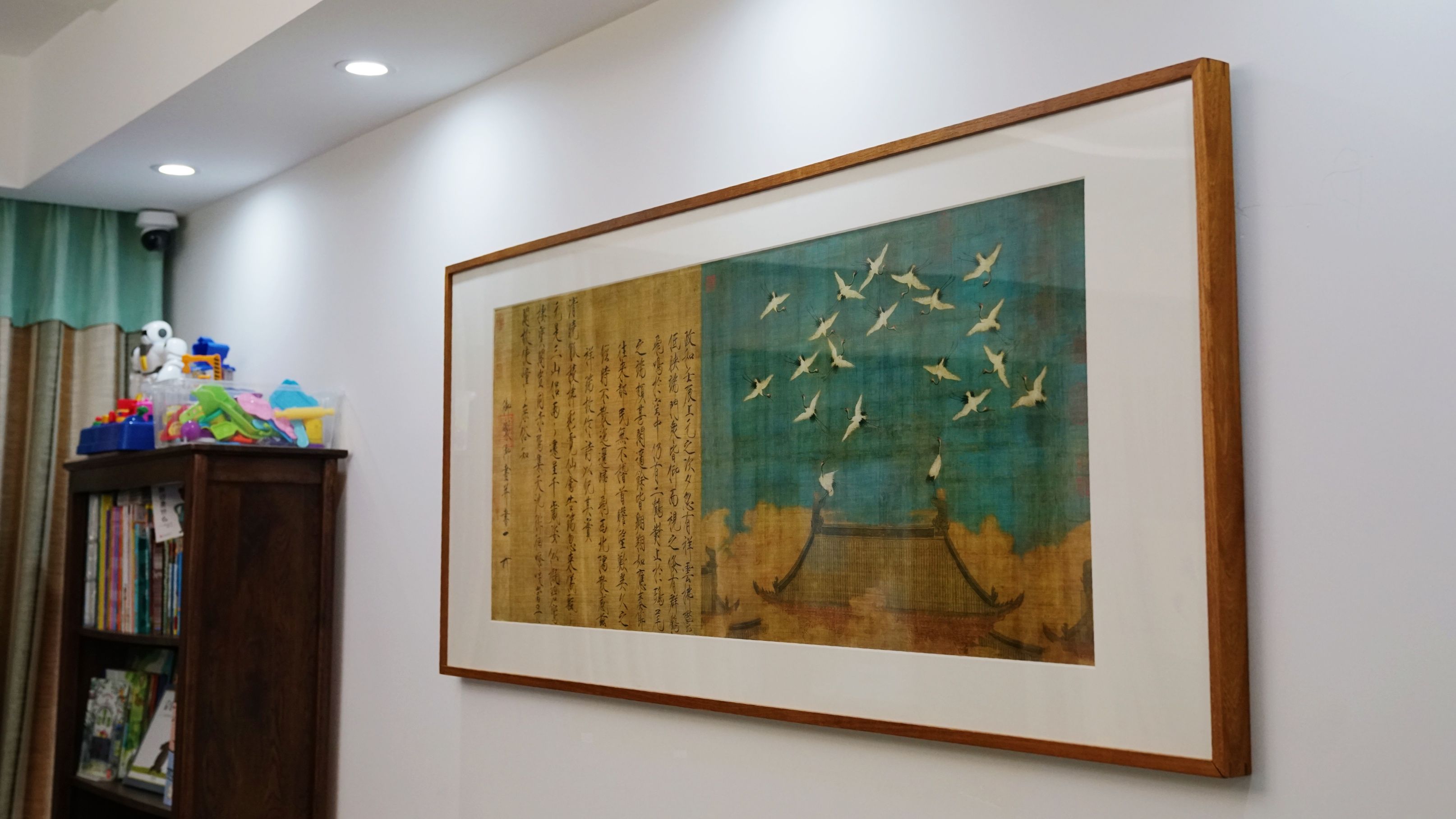 宋徽宗瑞鹤图复刻有框纯图,宋徽宗的瑞鹤图能卖多少钱