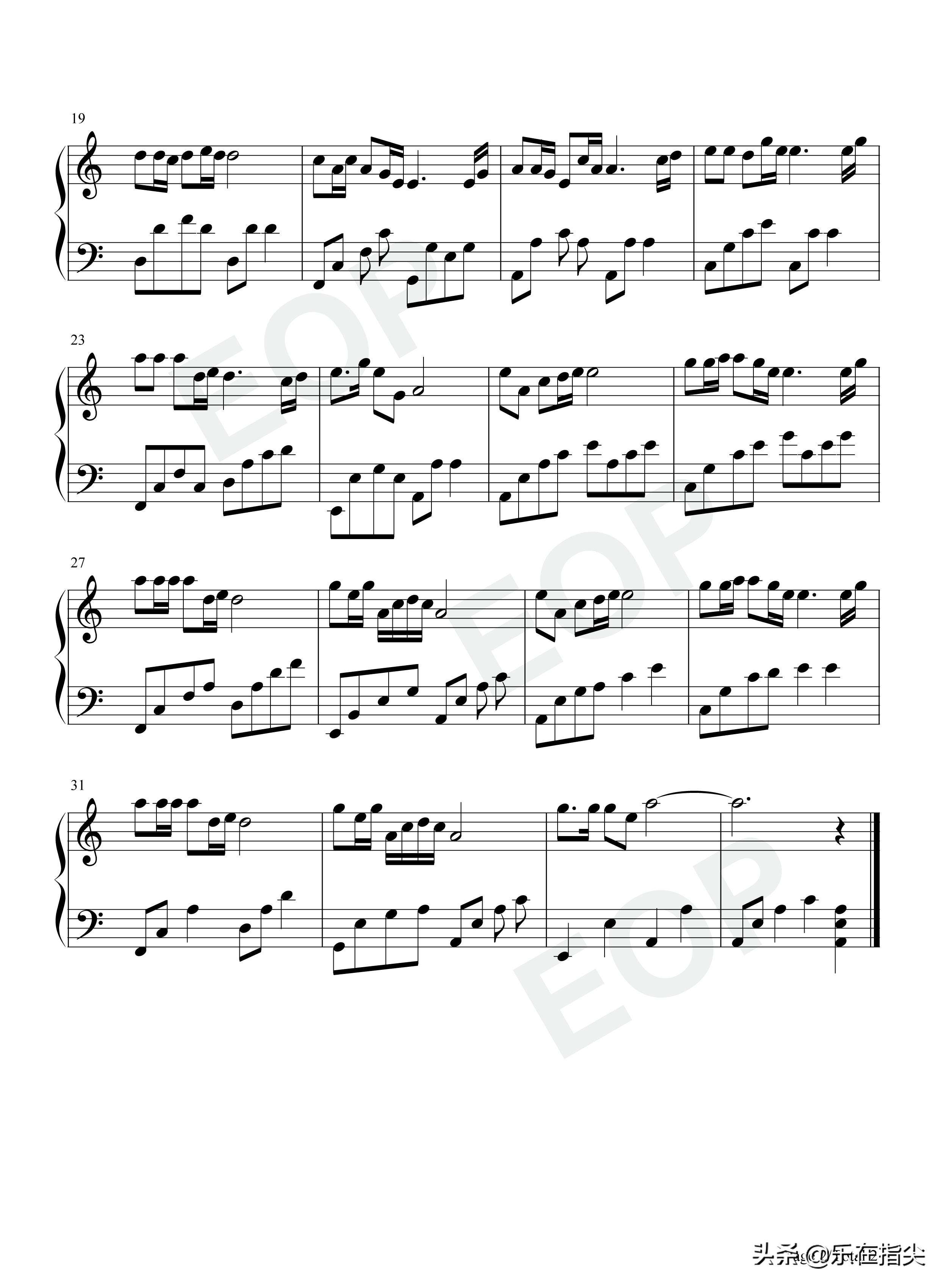 酒醉的蝴蝶双手电子琴五线谱,酒醉的蝴蝶简谱钢琴版歌谱